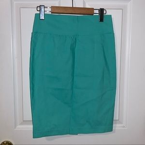 Aqua/ turquoise pencil skirt